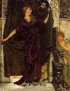 Laura Theresa Alma-Tadema Not at Home Sir Lawrence Alma USA oil painting artist